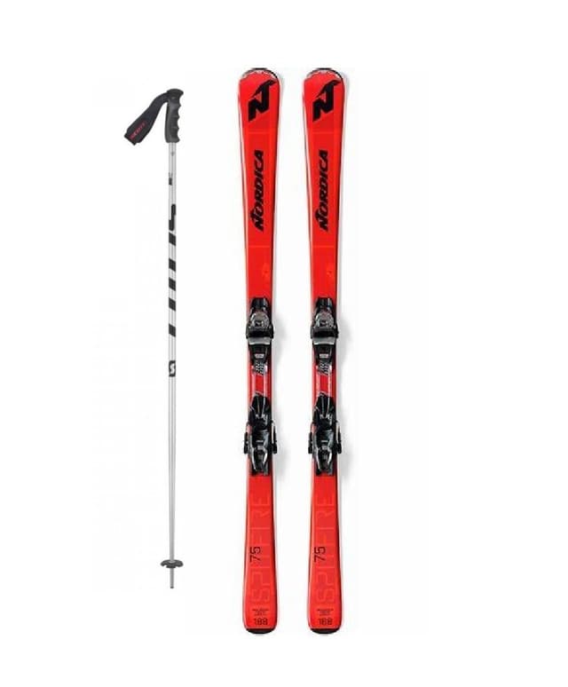 Equipo esquís + bastones adulto GAMA ALTA